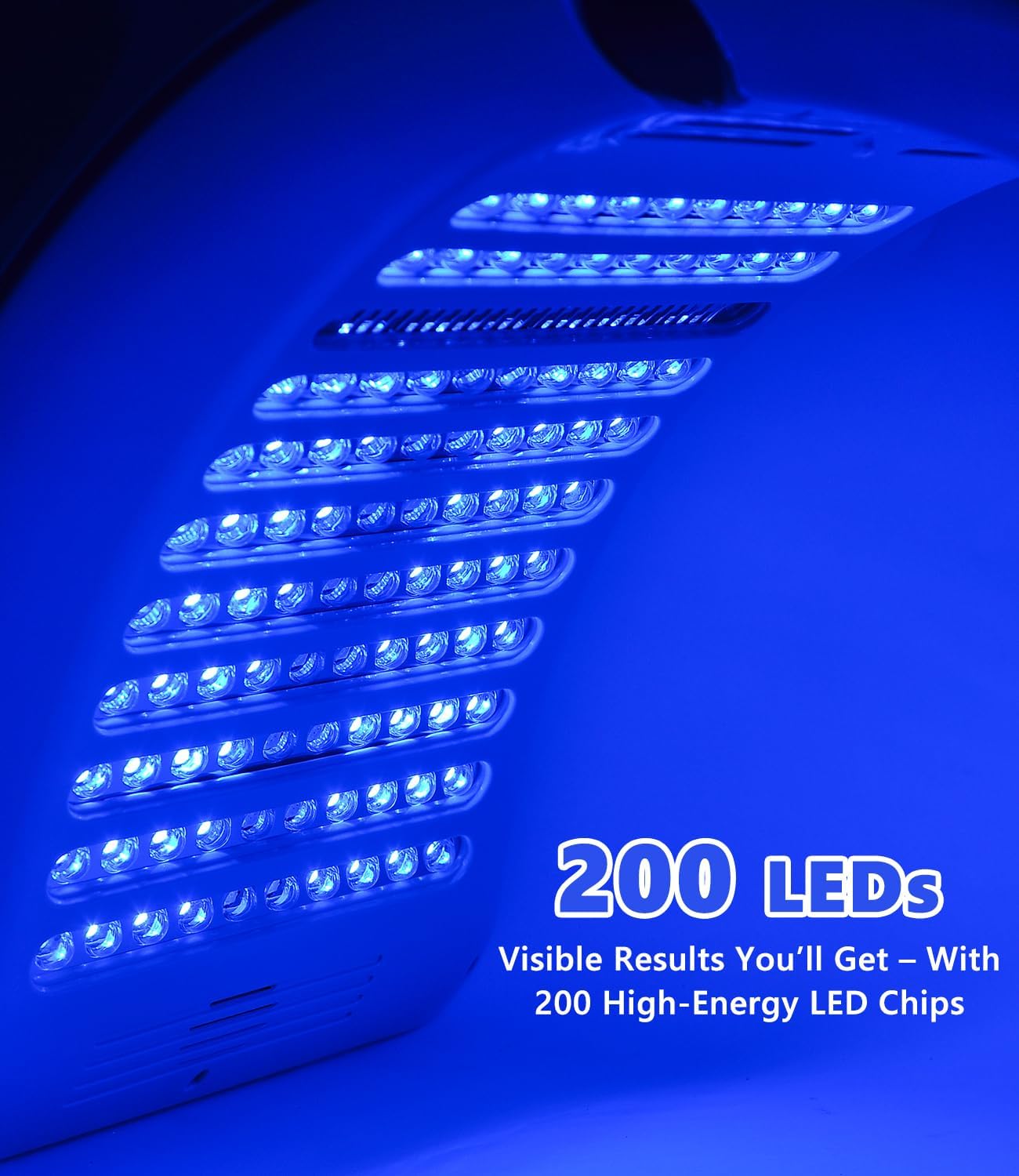 LED Light Therapy Machine FDA Cleared Red, Infrared and Blue Light Therapy, LED Face Mask Light Therapy Skin Care Photon Device for Wrinkle Reduction and Acne, G3