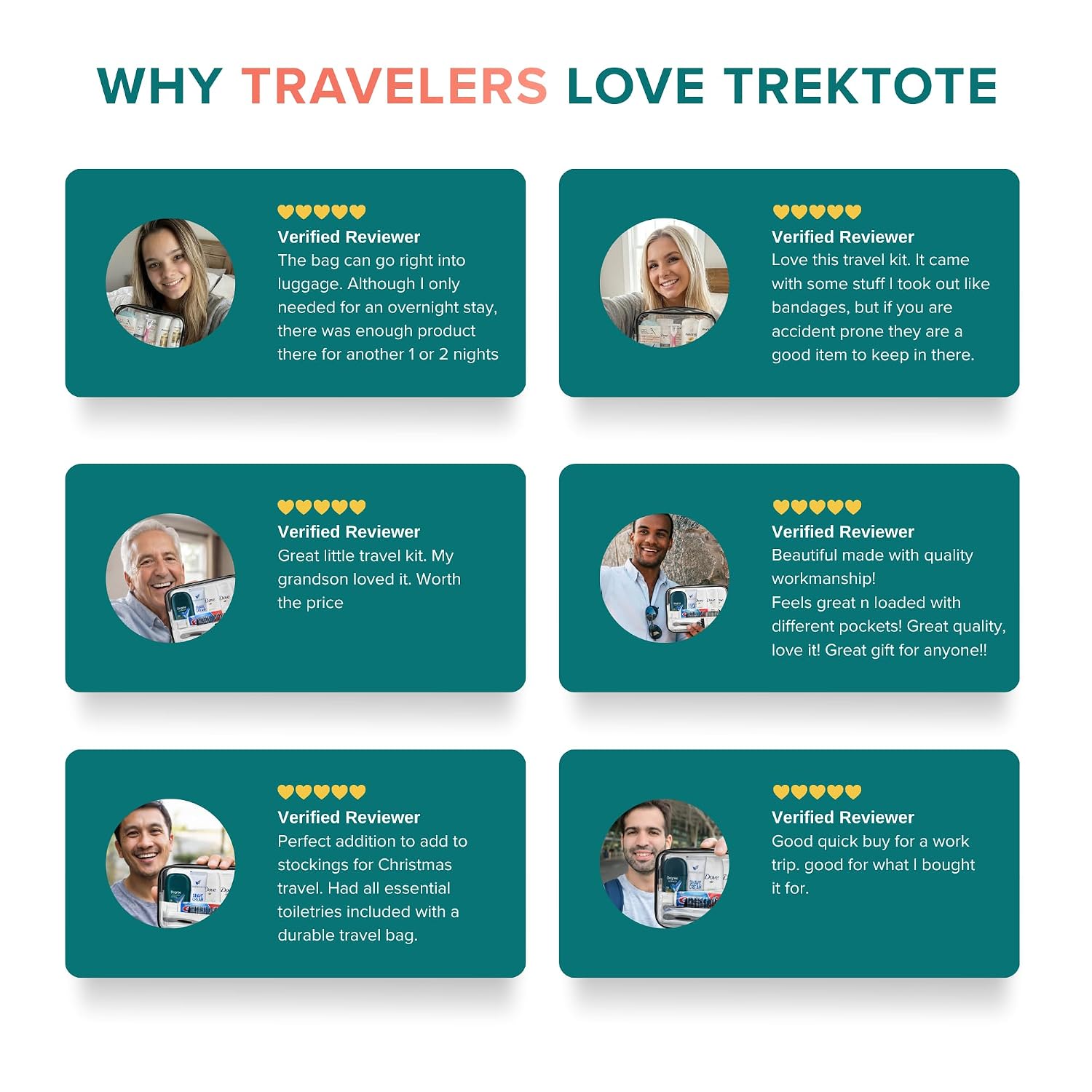 TrekTote Travel Size Bulk Shampoo And Conditioner Sets - Includes Premium Shampoo, Conditioner, Lotion And Clear Travel Bag - TSA Compliant Travel Size Toiletries