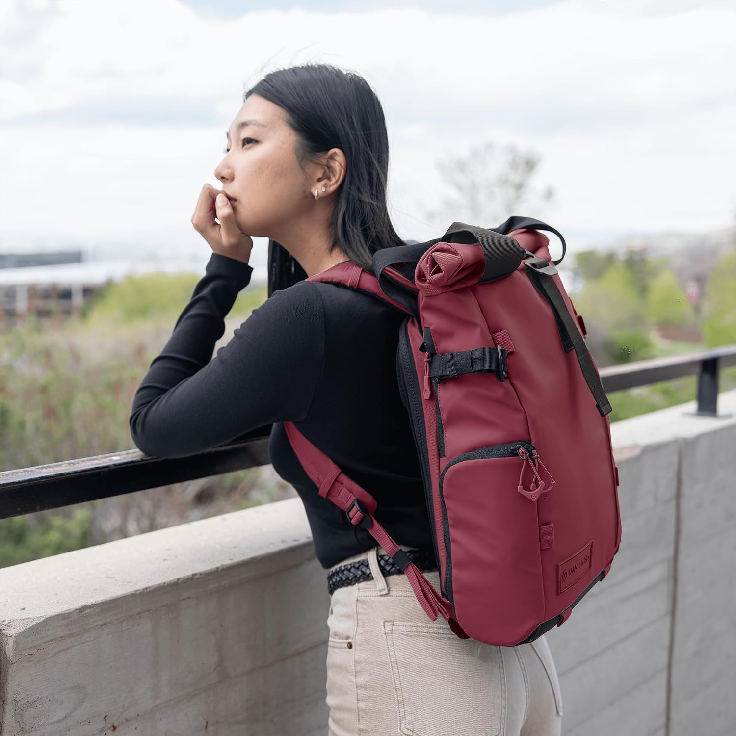 WANDRD PRVKE Rolltop 15L V4 Photography Bundle – Compact Travel Camera Backpack with Essential Camera Cube and Laptop Sleeve