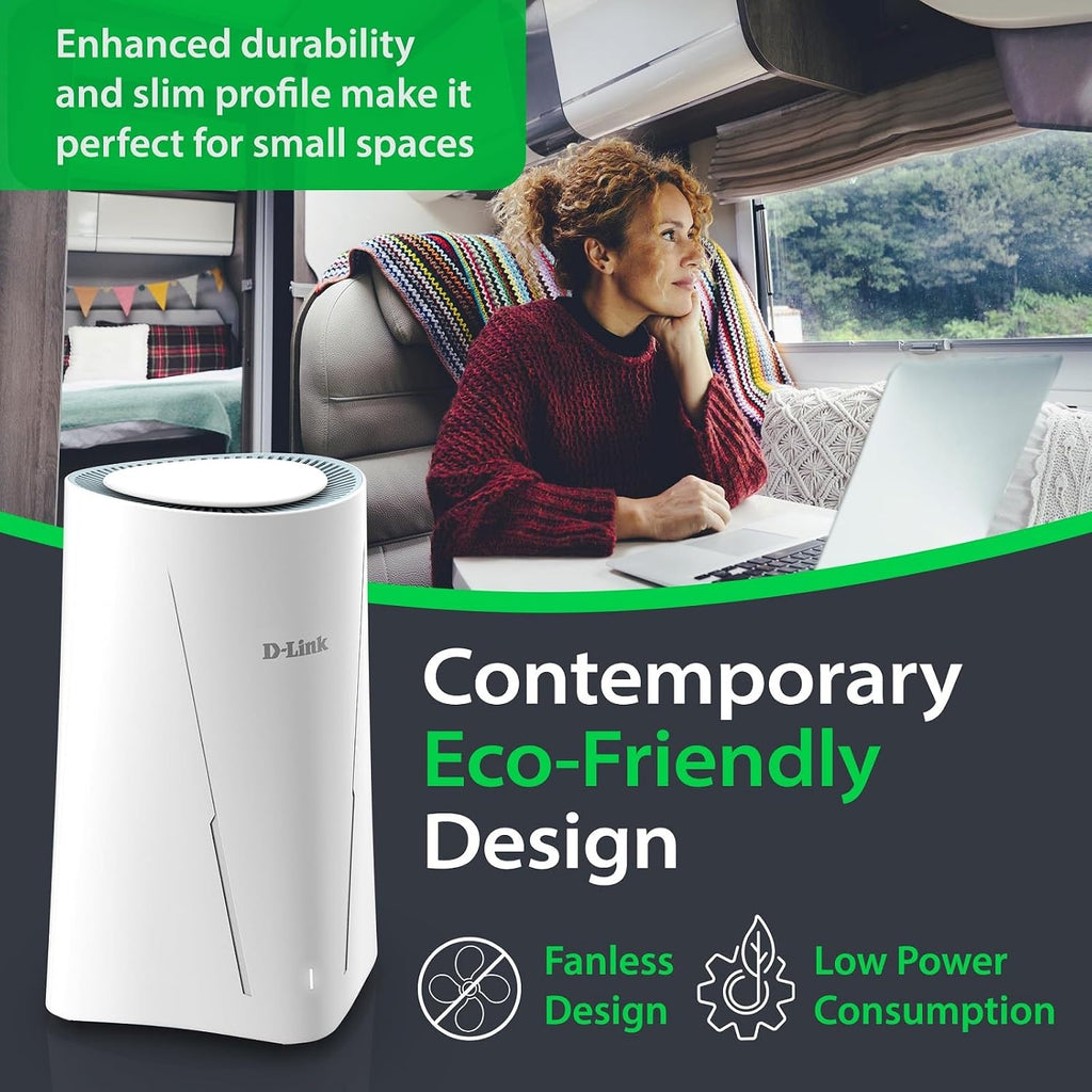 G530 5G NR AX3000 WiFi 6 Router with SIM Card Slot, Cellular Gateway, Optimized High-Gain Antennas, Dual-WAN Failover, AT&T, T-Mobile and Verizon Certified