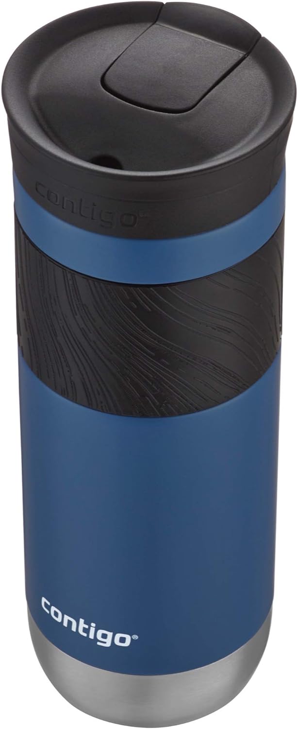 Contigo Byron Travel Mug, Vacuum-Insulated Stainless Steel, 20oz | Leak-Proof Lid | BPA-Free | Sake & Blue Corn | Pack of 8