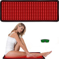 bonodave Red Infrared Light Therapy Mat for Body, 31.75' x 11.5' Red Light Pad Upgraded 3 Chips in 1 Beads 360pcs LEDs 660nm 850nm RLT Device for Body Back Shoulder Knee Joint Pain Relief, Ideal Gift