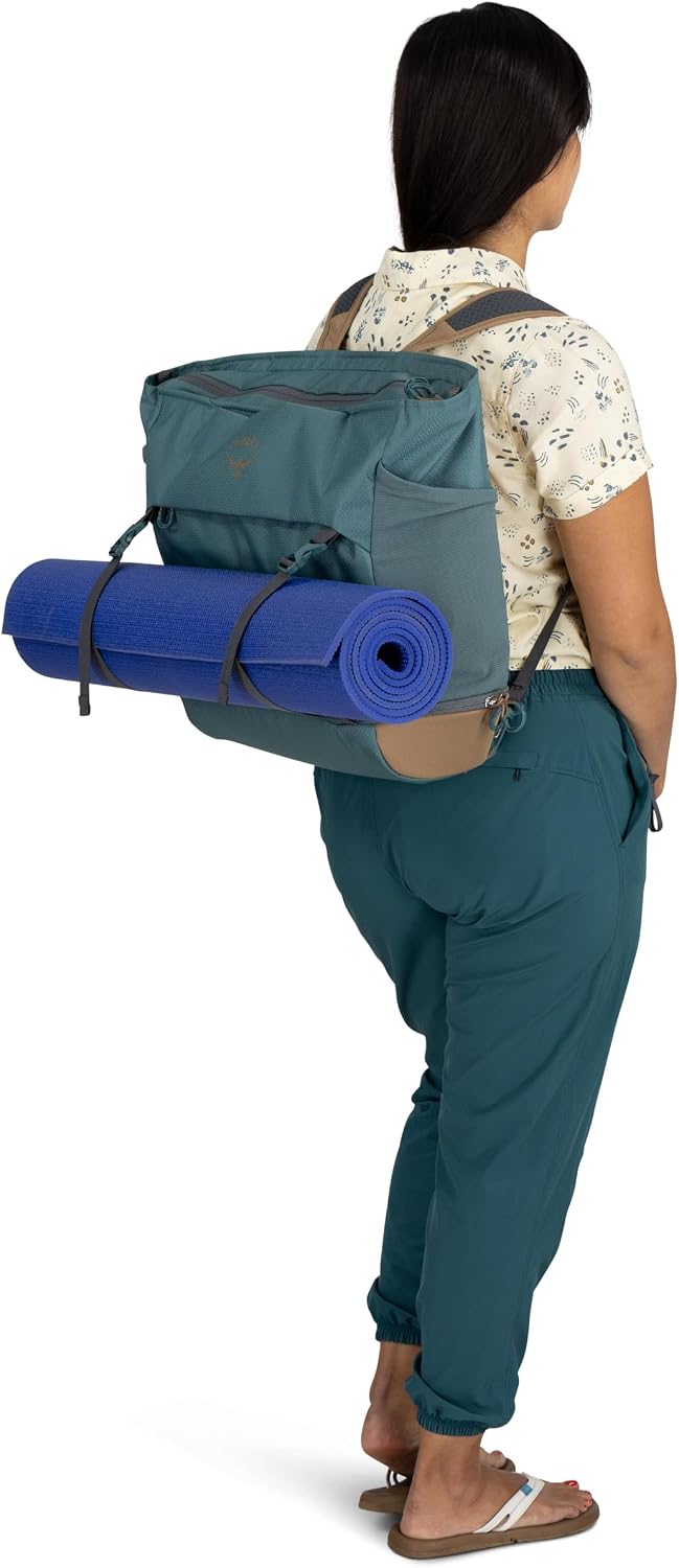 Osprey Daylite Large Tote Pack, Cascade Blue/Latte Brown