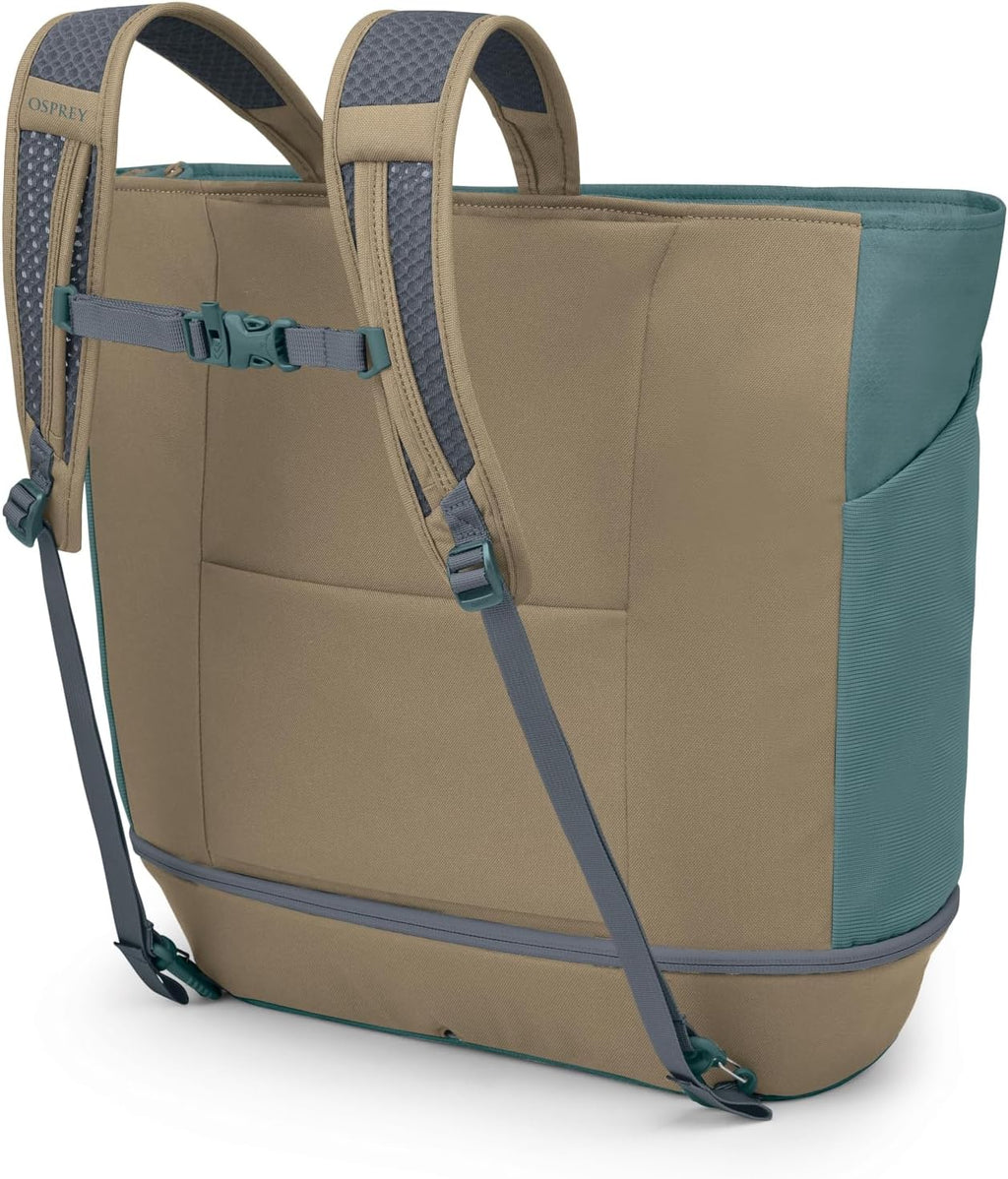 Osprey Daylite Large Tote Pack, Cascade Blue/Latte Brown