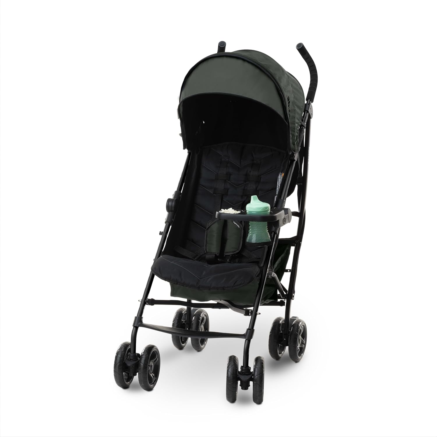 3Dlite Convenience Stroller, Green – Lightweight Stroller with Aluminum Frame, Large Seat Area, 4 Position Recline, Extra Large Storage Basket – Infant Stroller for Travel and More