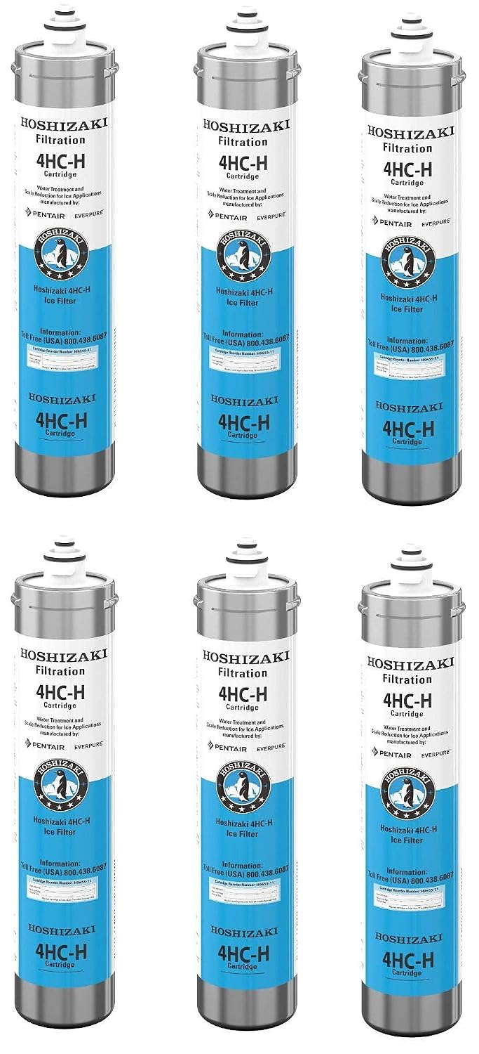 Hoshizaki H9655-06 Water Filter Replacement Cartridge for H9320 Filtration Systems, 6 Pack