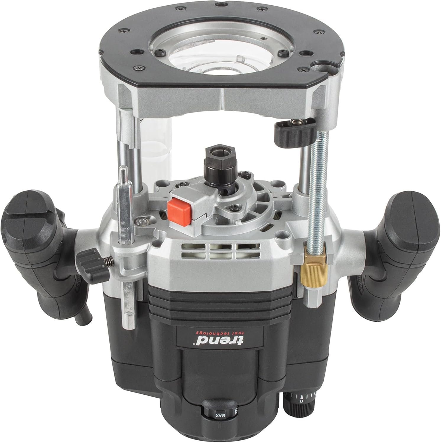 Trend 3-1/4 HP Dual-Mode Plunge Router, 1/2 Inch Collet, 15 Amp, 120V, Variable Speed, Router Table Compatible, U*T8EK
