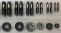 BSP British Standard Pipe BSP Parallel Tap and Die Set 8 Sizes 1/8' to 3/4' with Taper and Bottom Taps for Precision Threading