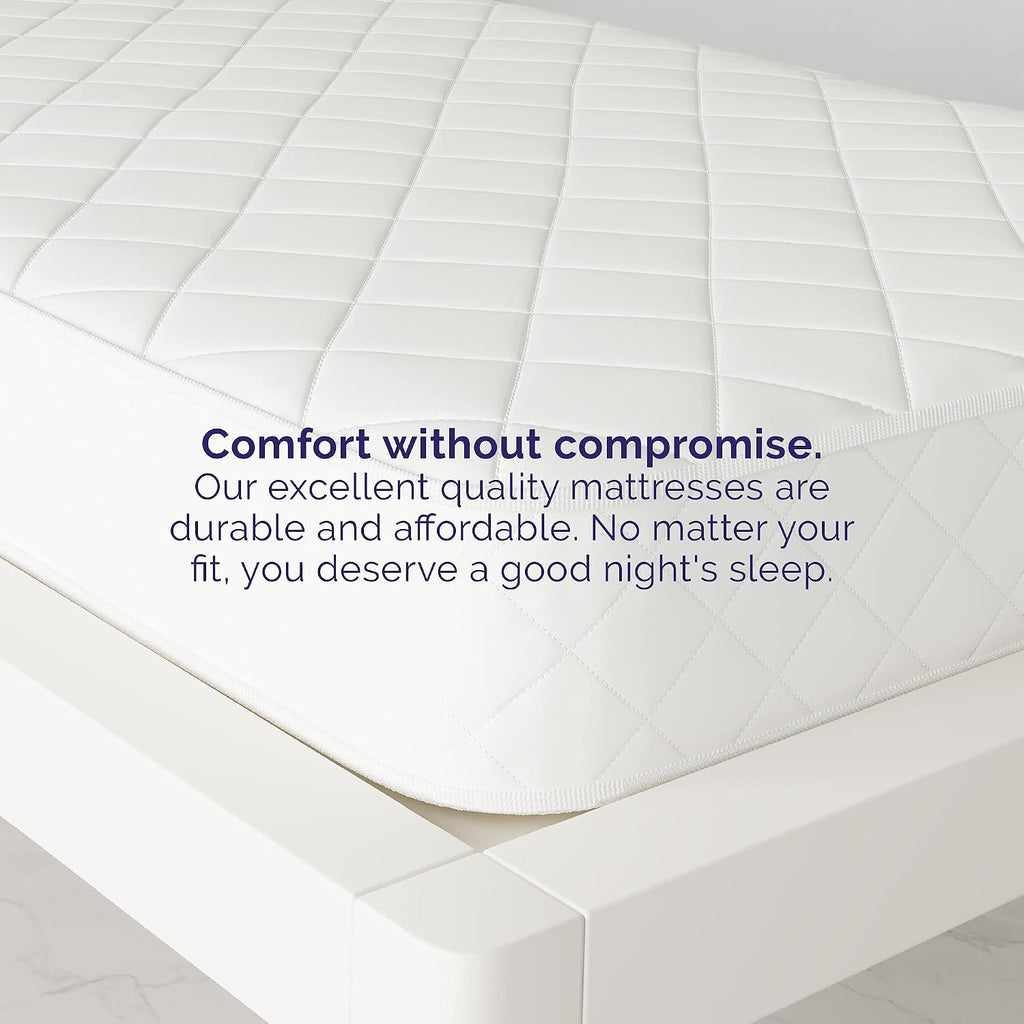 Signature Sleep 6' Coil Mattress made with CertiPUR-US® certified foam , Twin,White