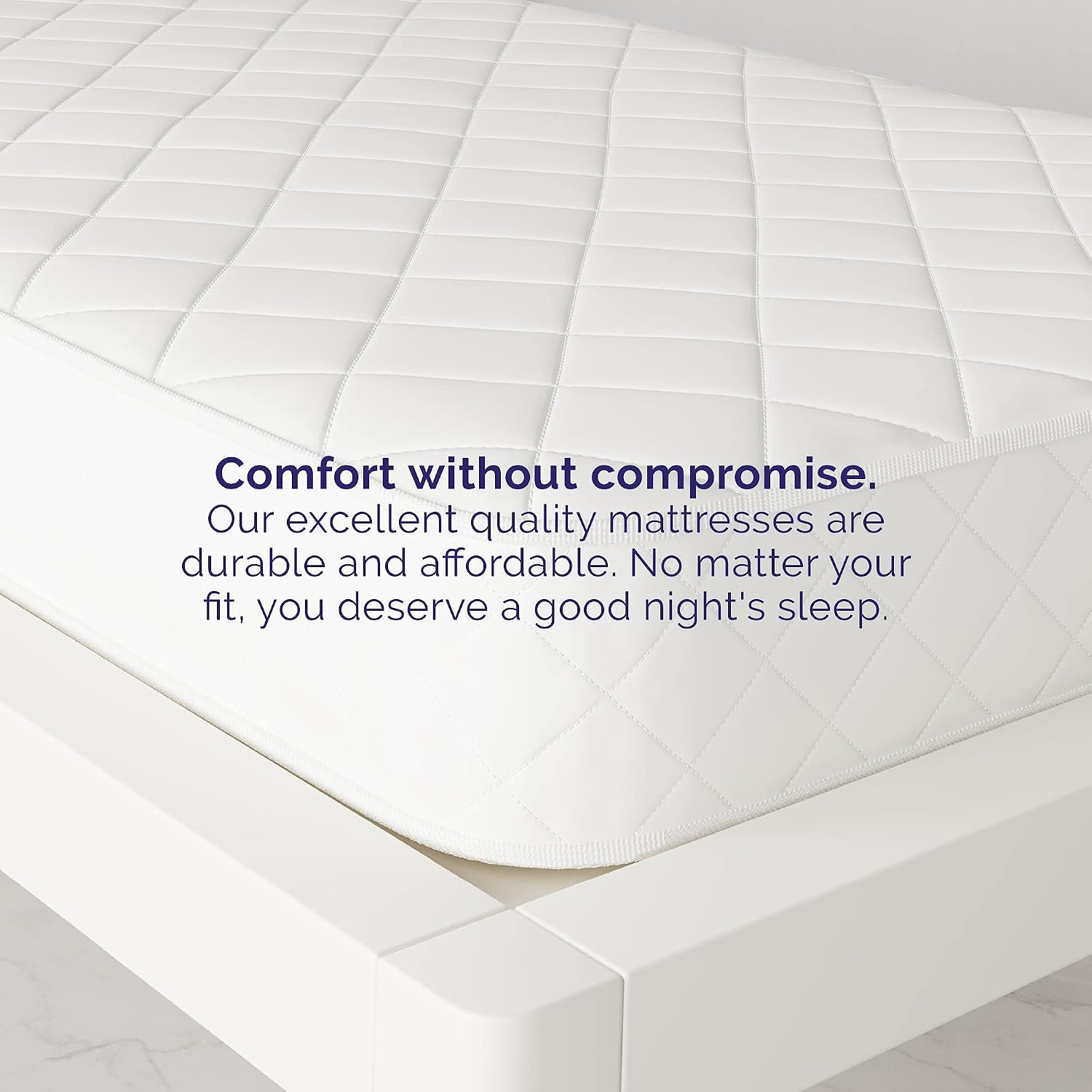 Signature Sleep 6' Coil Mattress made with CertiPUR-US® certified foam , Twin,White