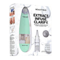 BeautyBio GLOfacial Hydro-Infusion Deep Pore Cleansing + Blue LED Clarifying Set: Tool + Concentrate