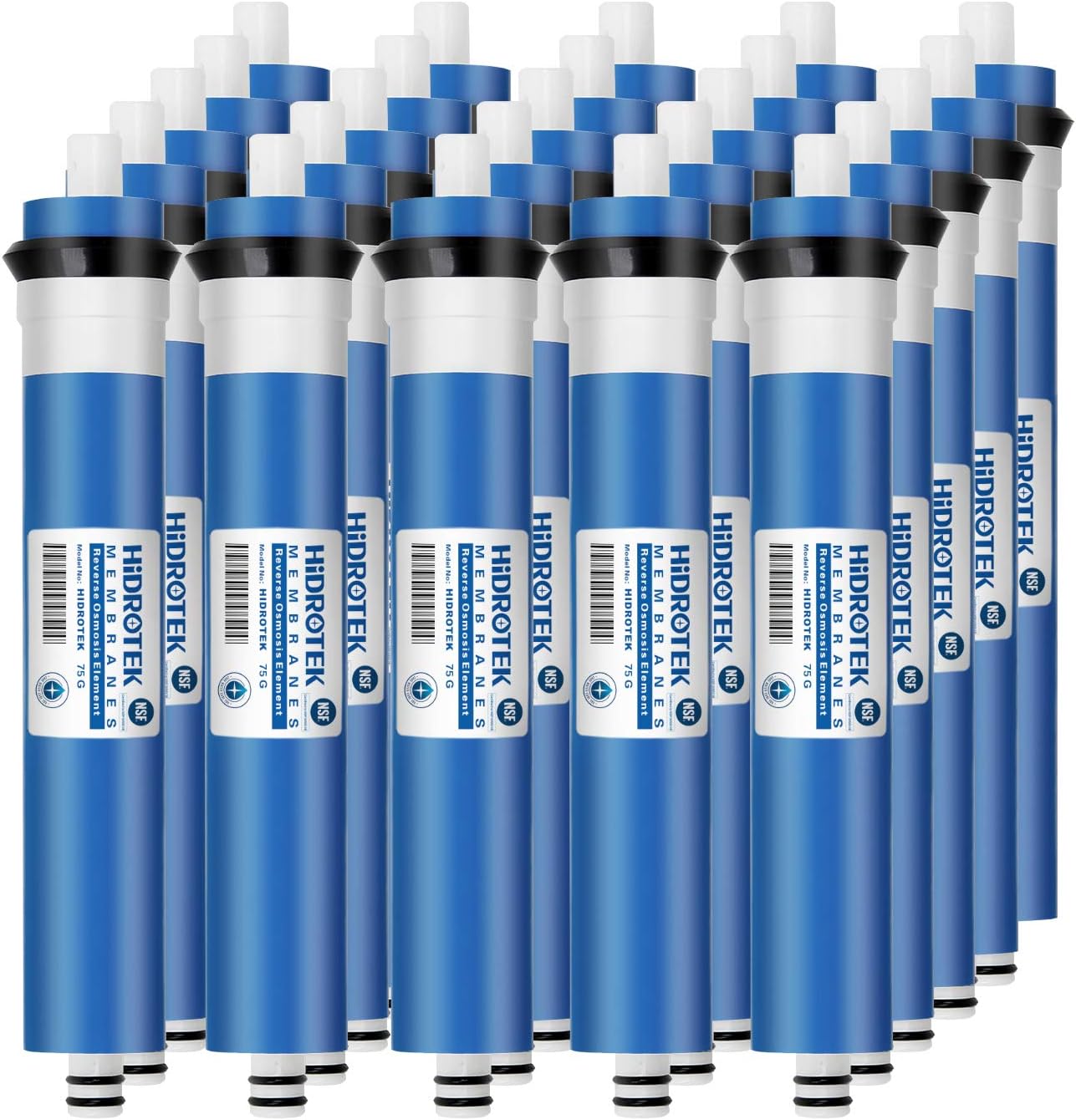 Geekpure 75 GPD Reverse Osmosis RO Membrane Replacement -NSF Certificated (Pack of 25)