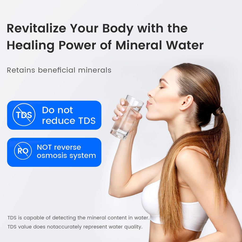 Waterdrop TSU-WB 0.01μm Ultra-Filtration Under Sink Water Filter System, 3-Stage Tankless Undersink Water Filtration with Faucet, Smart Panel, Does not Lower TDS (𝙉𝙊𝙏 𝙍𝙊), Drilling Required