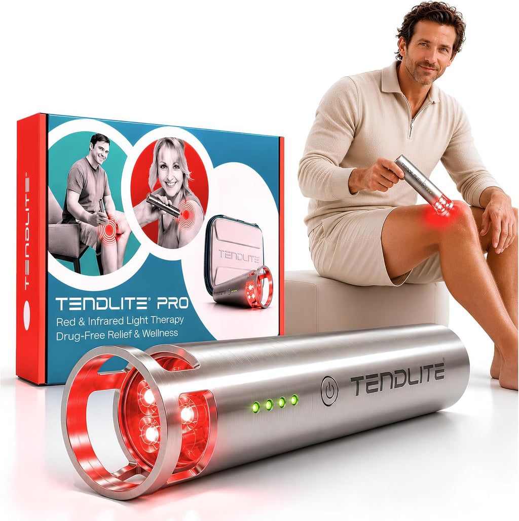 DEEP RED/NIR – Tendlite Pro – Deep Tissue Red & Near Infrared Light Therapy Device 660nm & 850nm for Arthritis, Joint Pain Relief & Muscle Recovery | Professional-Grade for Home Use