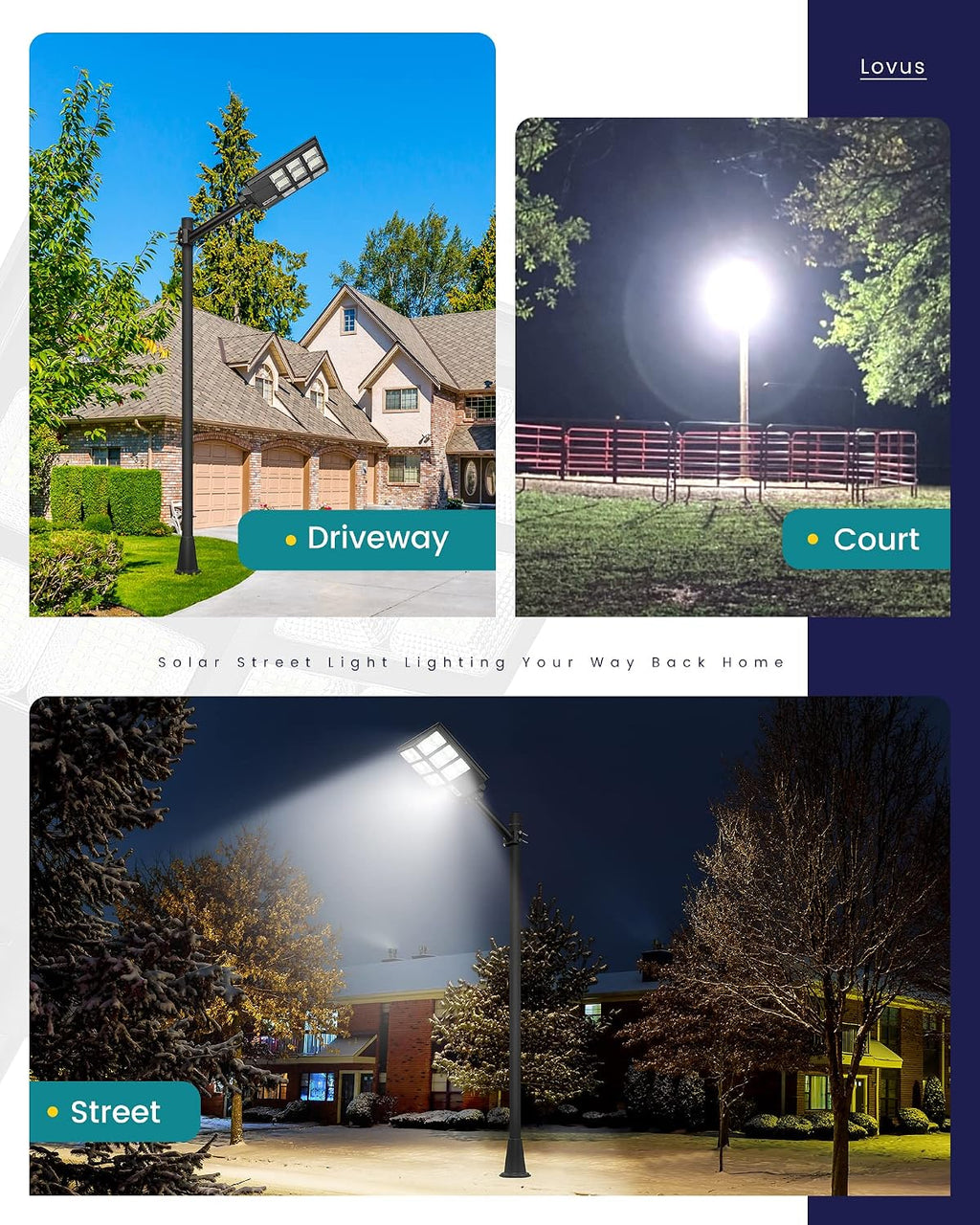 6000W 600000LM Solar Street Lights Outdoor Waterproof, IP67 LED Security Flood light with Motion Sensor, Dusk to Dawn Solar Lights Outdoor for Outside, Parking Lot, Yard, Garage, Remote Control, 2PCS
