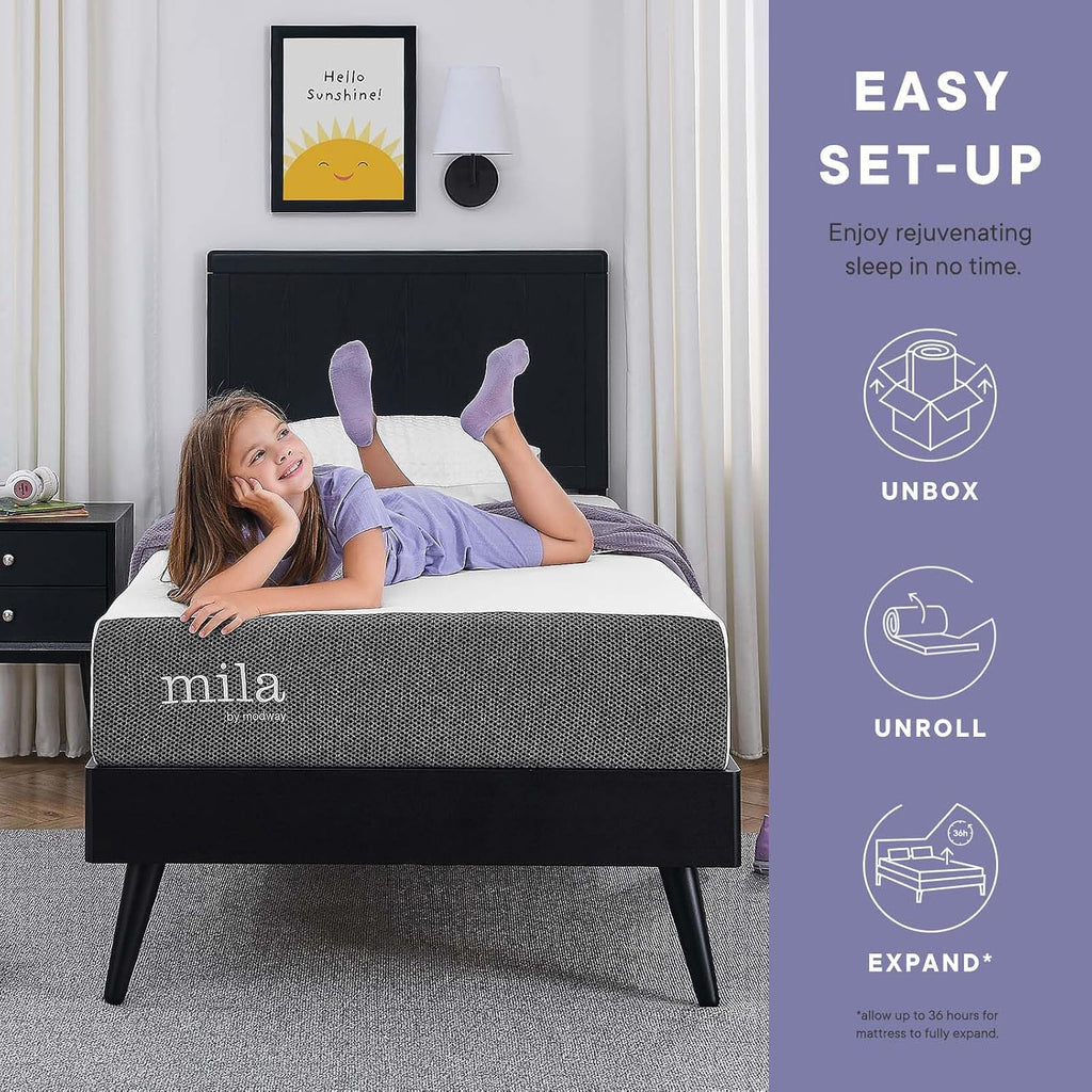 Modway Mila Firm 6' Fiberglass Free Memory Foam Twin Mattress