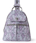 Baggallini Naples Convertible Backpack - Travel Sling Crossbody - 12' Nylon Handbag w/RFID & Padded Tablet Sleeve