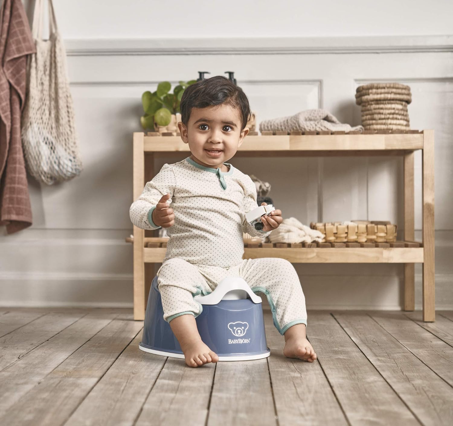 BabyBjörn Smart Potty,Deep Blue/White,(Pack of 6)