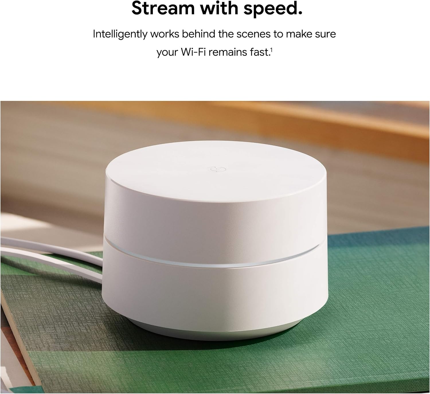 Google WiFi - AC1200 - Mesh WiFi System - WiFi Router - 3000 Sq Ft Coverage - 2 Pack