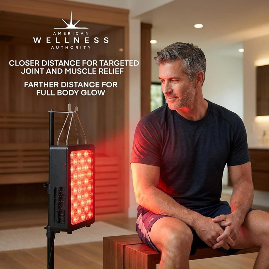FSA Red Light Therapy for Face and Body, Near Infrared Red Light Therapy Panel 660nm and 850nm, High Power Full Body Hanging Panel, Skin Care Neck Relaxation Sleep with Remote FX300 HSA