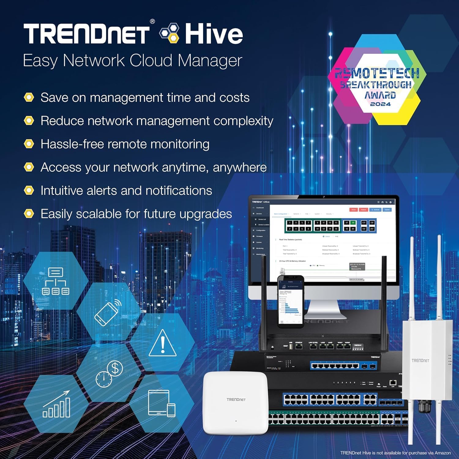 TRENDnet AX1800 Dual-Band WiFi 6 Gigabit Dual-WAN VPN Router, Small Business, Virtual Private Network, Inter-VLAN Routing, QoS, 2.5G Support, Pre-Encrypted Wireless, Black, TEW-929DRU (Pack of 1)