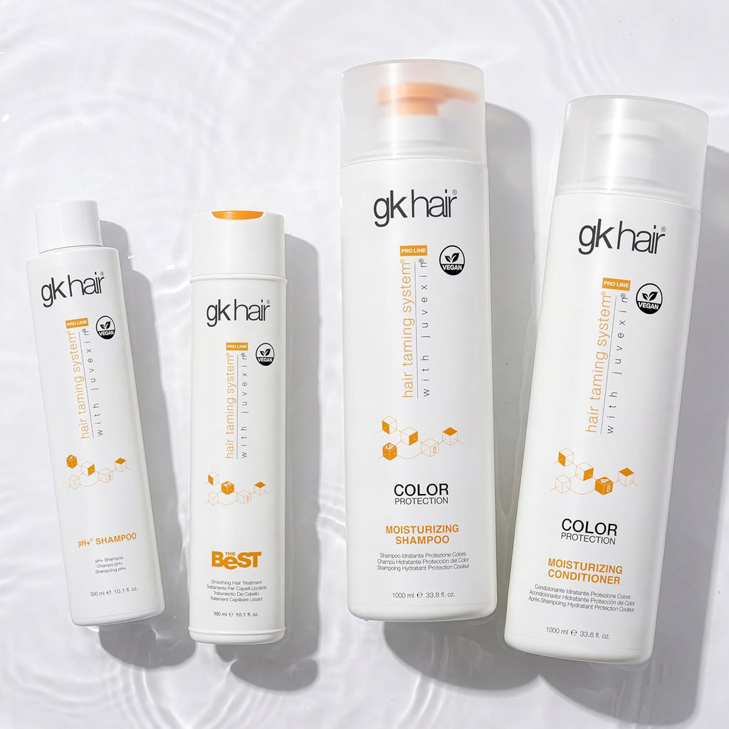 Moisturizing Shampoo and Conditioner Hydrate Set for Colored Treated Hair Keratin Treatment Cleansing Dry to Normal Sulfate Paraben Free All Hair Types for Men and Women By GK HAIR - (2 X 33.8 Oz)