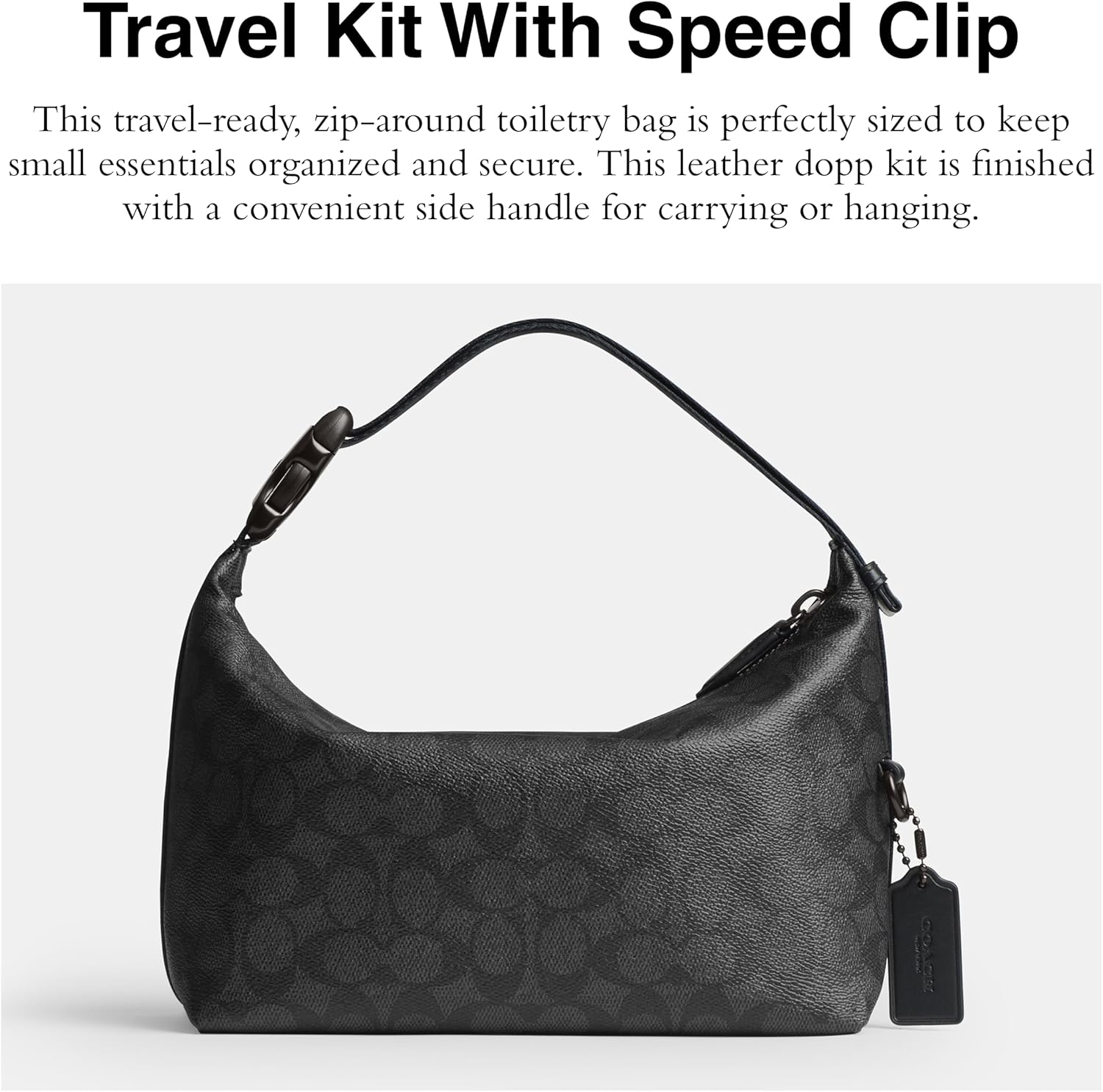 Coach Men's Travel Kit with Speed Clip