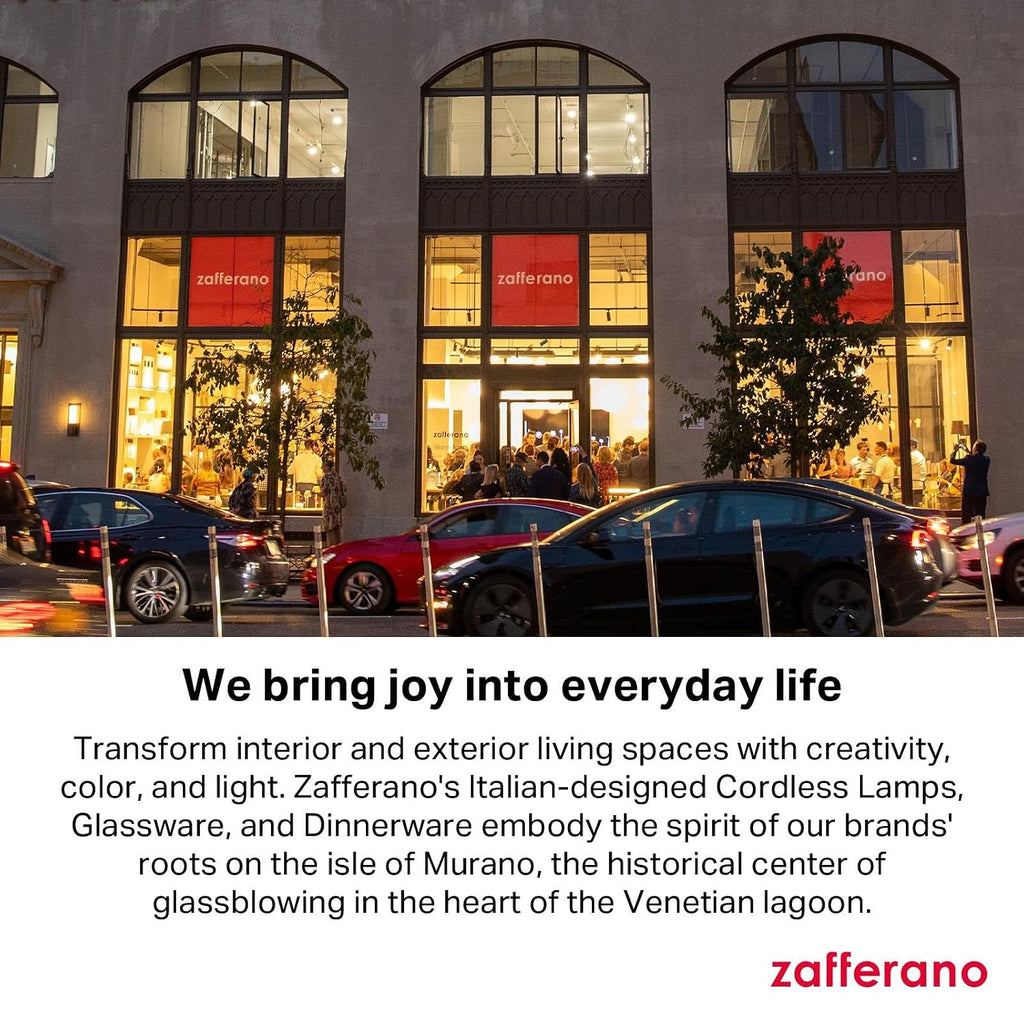 Zafferano, Poldina Micro Lamp, Rechargeable Cordless Table Lamp with Touch Controls, Suitable for Indoor and Outdoor, Dimmer, 2200-3000 K, Height 10.8 Inches, Sand Color