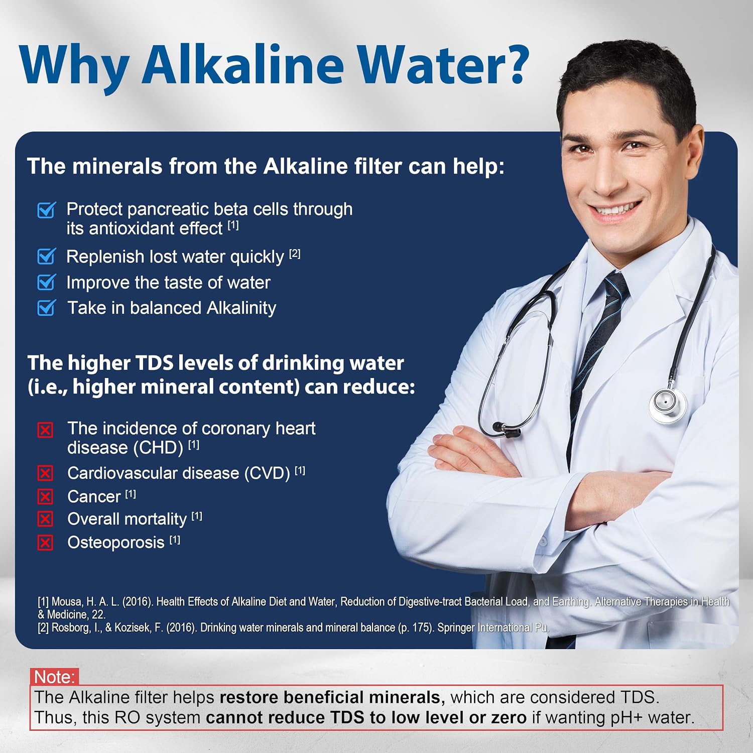 iSpring RCC1UP-AK, 100 GPD 7-Stage Reverse Osmosis Under Sink Water Filtration System with Boost Pump, Alkaline Remineralization and UV Filter, Patented Top-Mounted Faucet Design for Easy Installation
