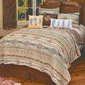 BLACK FOREST DECOR Southwest Vista Quilt Bed Set - King, Cotton, Quilt & 2 Shams, 105' W x 95' L