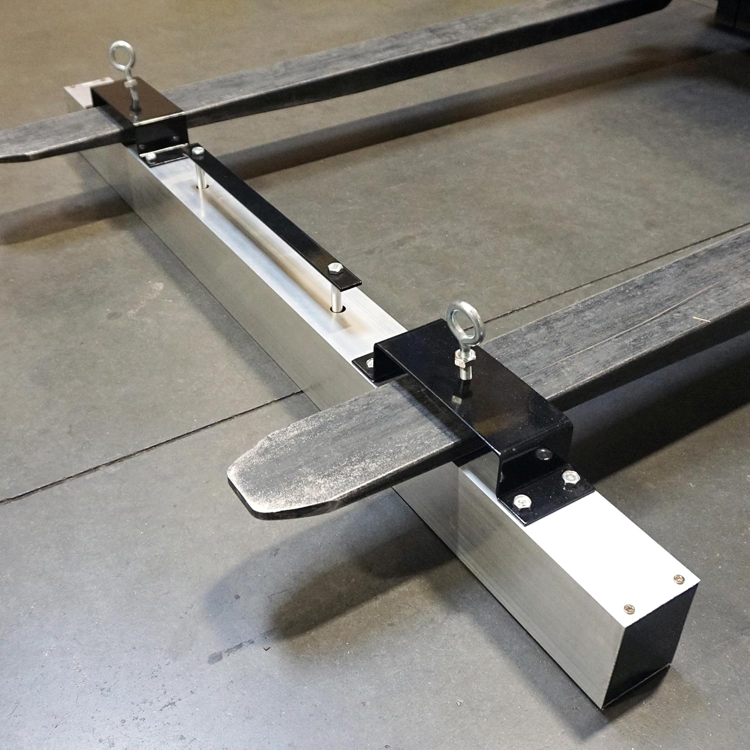 Master Magnetics Magnetic Floor Sweeper - Hang-Type for Forklift, 48' Sweeping Width, Quick Release, MRHS48RXC