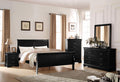 Black 4PCS Bedroom Set (Twin Bed)