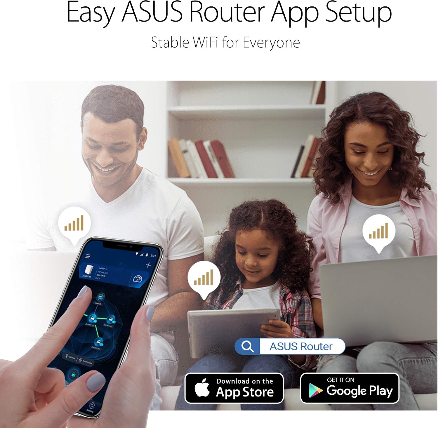 ASUS AC1700 WiFi Gaming Router (RT-ACRH17) - Dual Band Gigabit Wireless Router, 4 GB Ports, USB 3.0 Port, Gaming & Streaming, Easy Setup, Parental Control, MU-MIMO