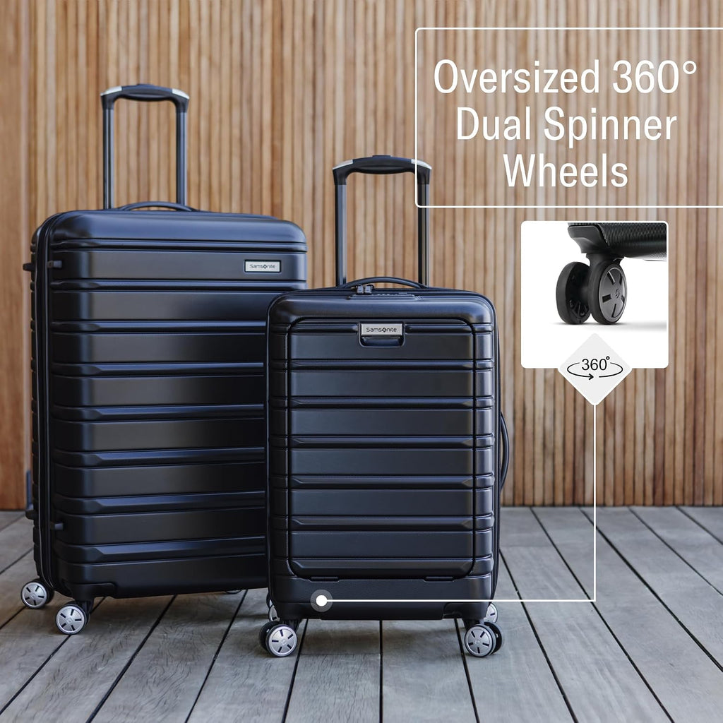 Samsonite Omni 2 Hardside Expandable Luggage with Spinner Wheels, Checked-Large 28-Inch, Purple