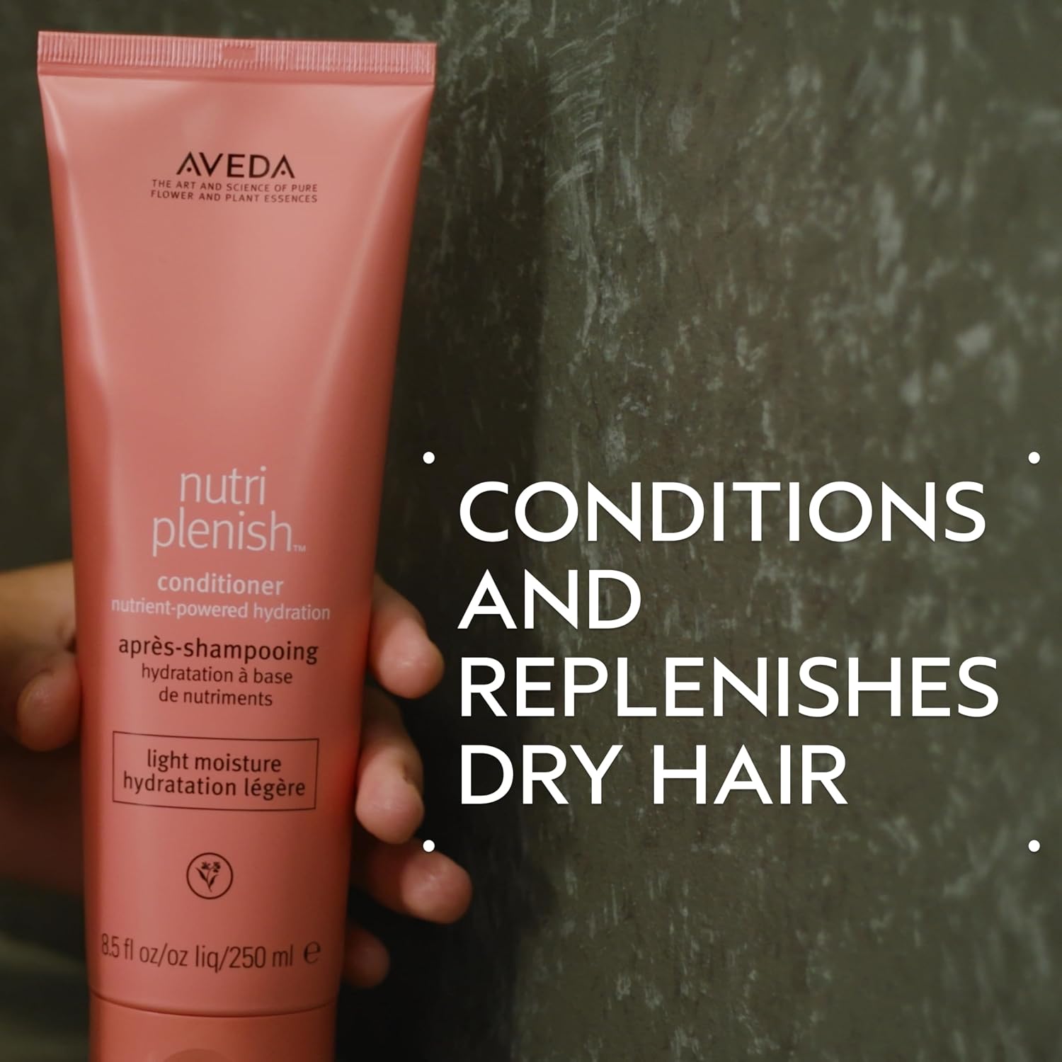 Aveda Nutriplenish Conditioner Light Moisture | Hydrating Conditioner for Fine to Medium Dry Hair | Organic Pomegranate Oil, Coconut Oil, Mango Butter | 96% Naturally Derived*