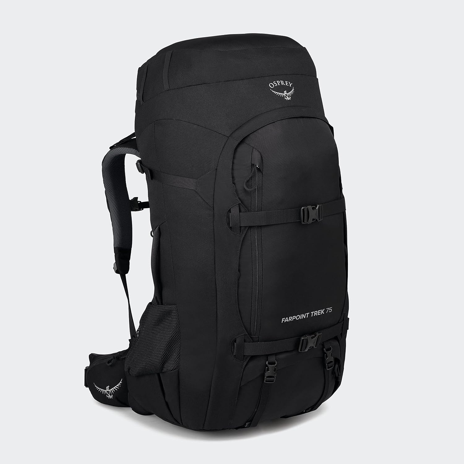 Osprey Farpoint Trek 75L Men's Travel Backpack, Black