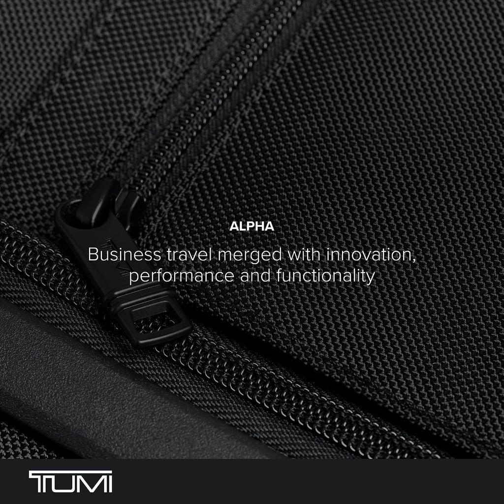 TUMI - Alpha Brief Pack - Men's and Women's Work and Travel Laptop Backpack with Padded Adjustable Strap - Fits Up to 15' Screen - Grey Alloy
