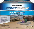 Rust-Oleum 391281 EpoxyShield Basement Floor Coating Kit, Gallon, Tan Satin