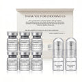 Mon Lumiere Micro Infusion System for Face – Gold Spring-Loaded Facial Stamp with PDRN & Peptides – At-Home Skincare Kit for Glow, Smoother-Looking Skin & Visible Radiance – 6 Single-Dose Serums