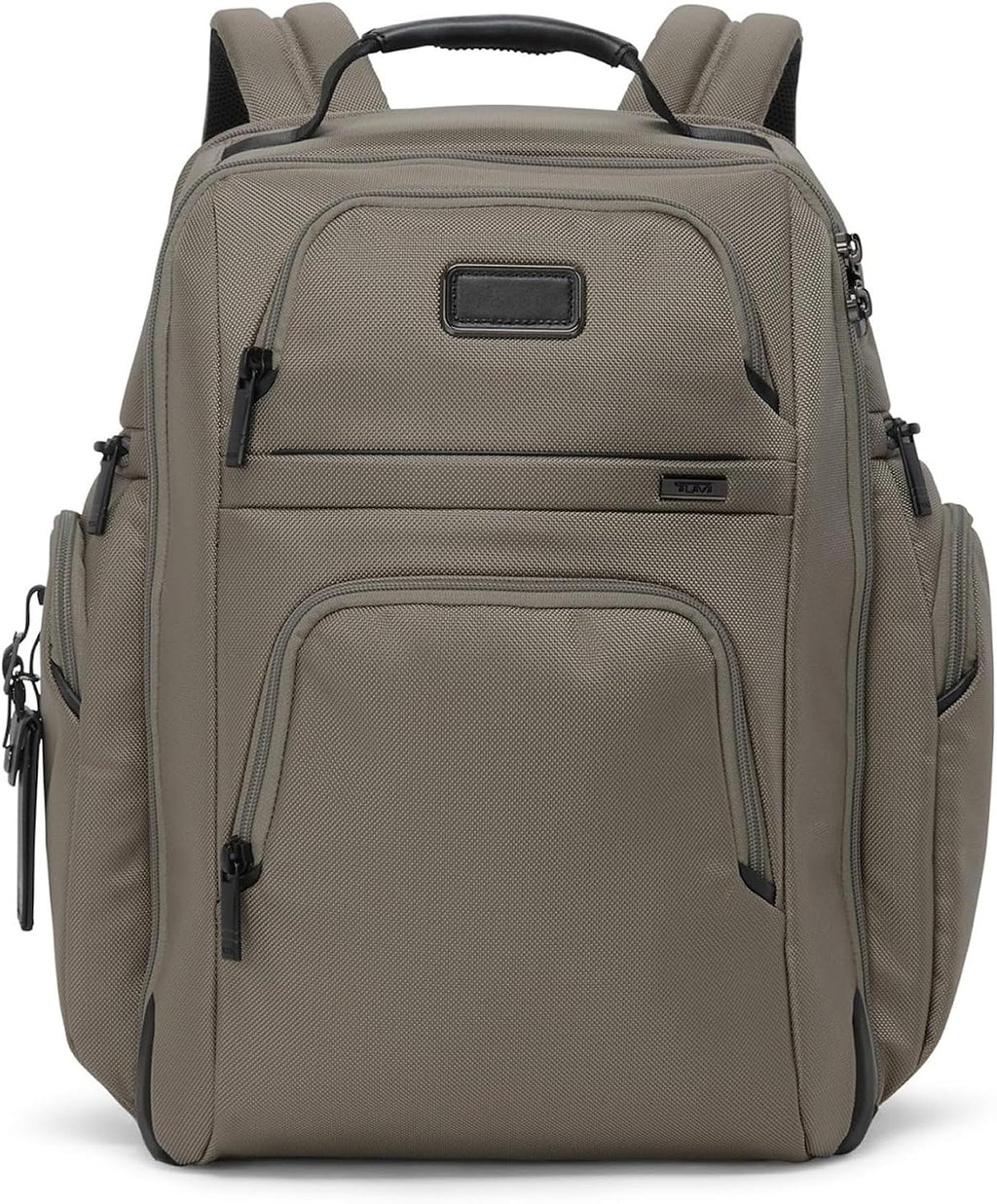 TUMI - Alpha Brief Pack - Men's and Women's Work and Travel Laptop Backpack with Padded Adjustable Strap - Fits Up to 15' Screen - Grey Alloy