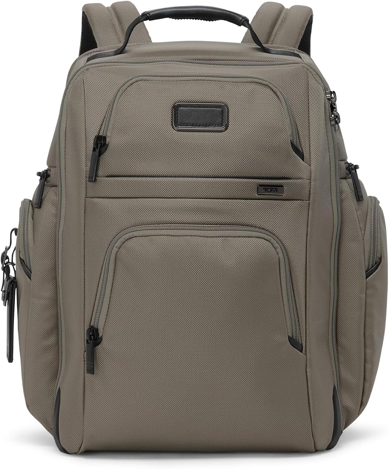 TUMI - Alpha Brief Pack - Men's and Women's Work and Travel Laptop Backpack with Padded Adjustable Strap - Fits Up to 15' Screen - Grey Alloy