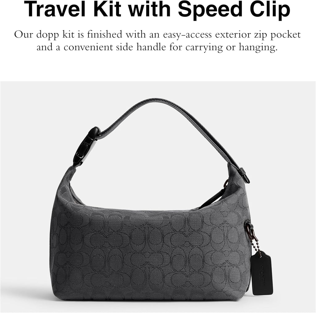 Coach Men's Travel Kit with Speed Clip