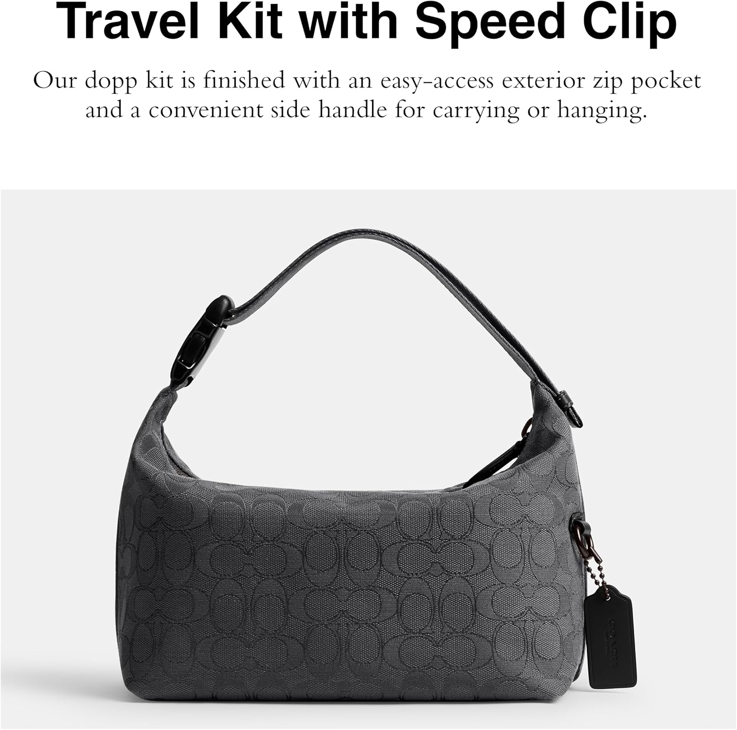 Coach Men's Travel Kit with Speed Clip