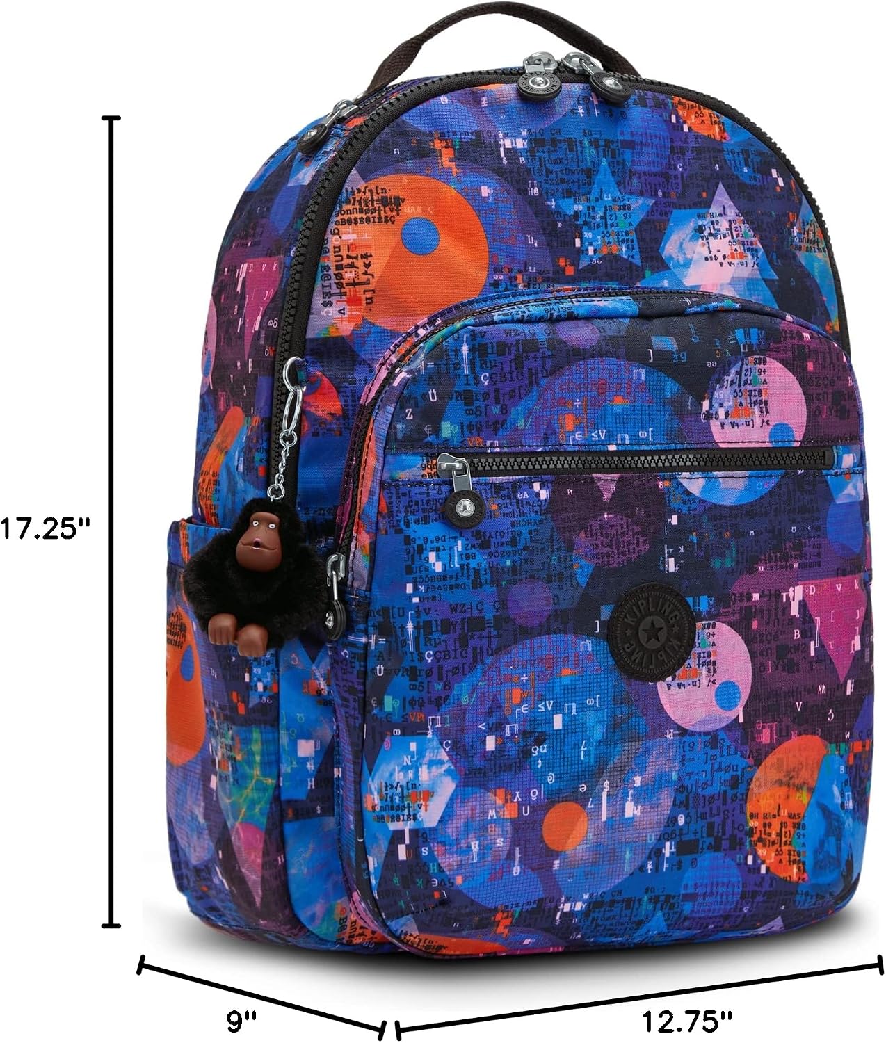Kipling Women's Seoul 15' Laptop Backpack, Durable, Roomy with Padded Shoulder Straps, Built-In Protective Sleeve