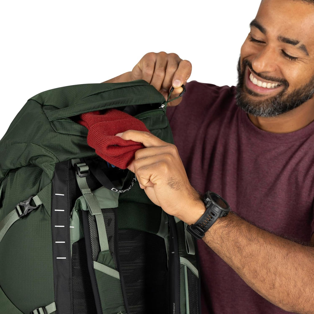 Osprey Talon 33L Men's Lightweight Hiking Backpack - Daypack for Travel & Camping, Phantom Grey/Dark Charcoal