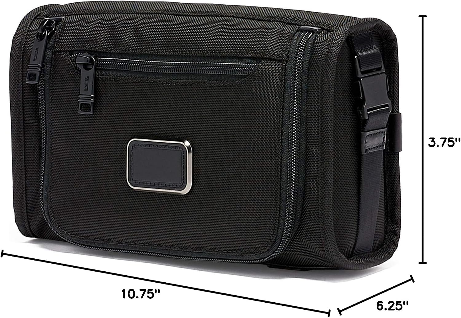 TUMI - Alpha Travel Kit - Travel Toiletry Bag - Compact Travel Organizer for Cosmetics & Essentials - TUMI Tracer - Black