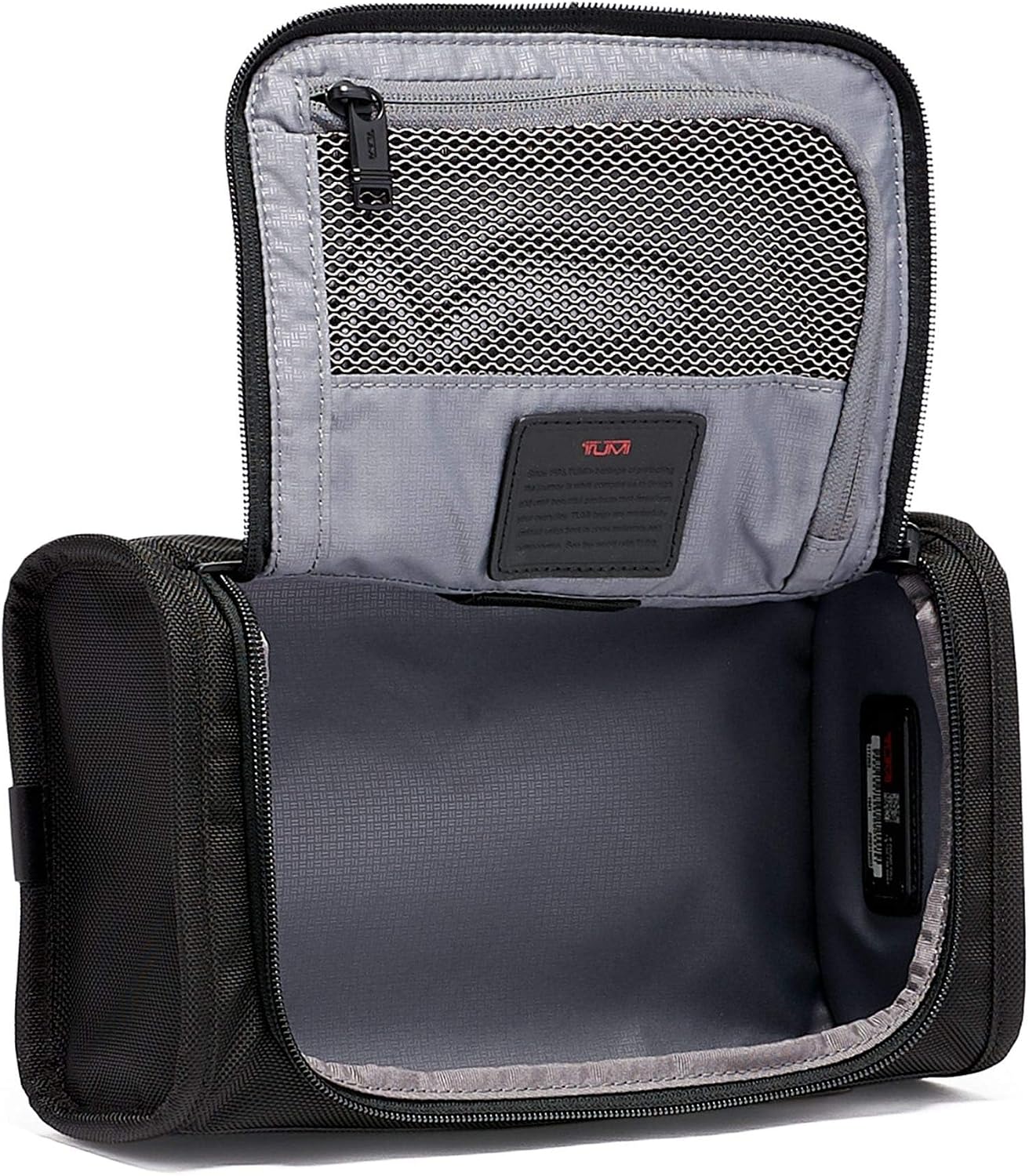 TUMI - Alpha Travel Kit - Travel Toiletry Bag - Compact Travel Organizer for Cosmetics & Essentials - TUMI Tracer - Black