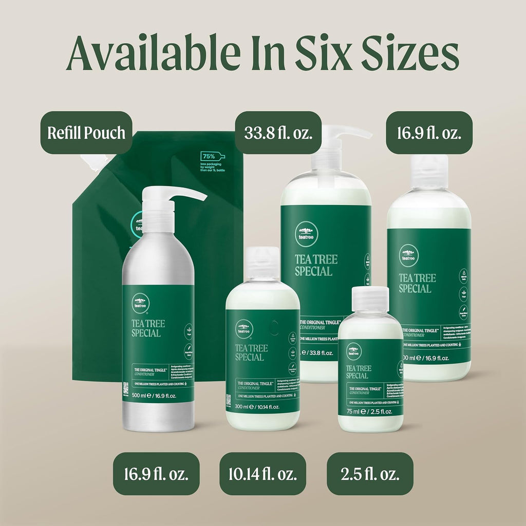 Tea Tree Special Conditioner, Detangles, Smooths + Softens, For All Hair Types