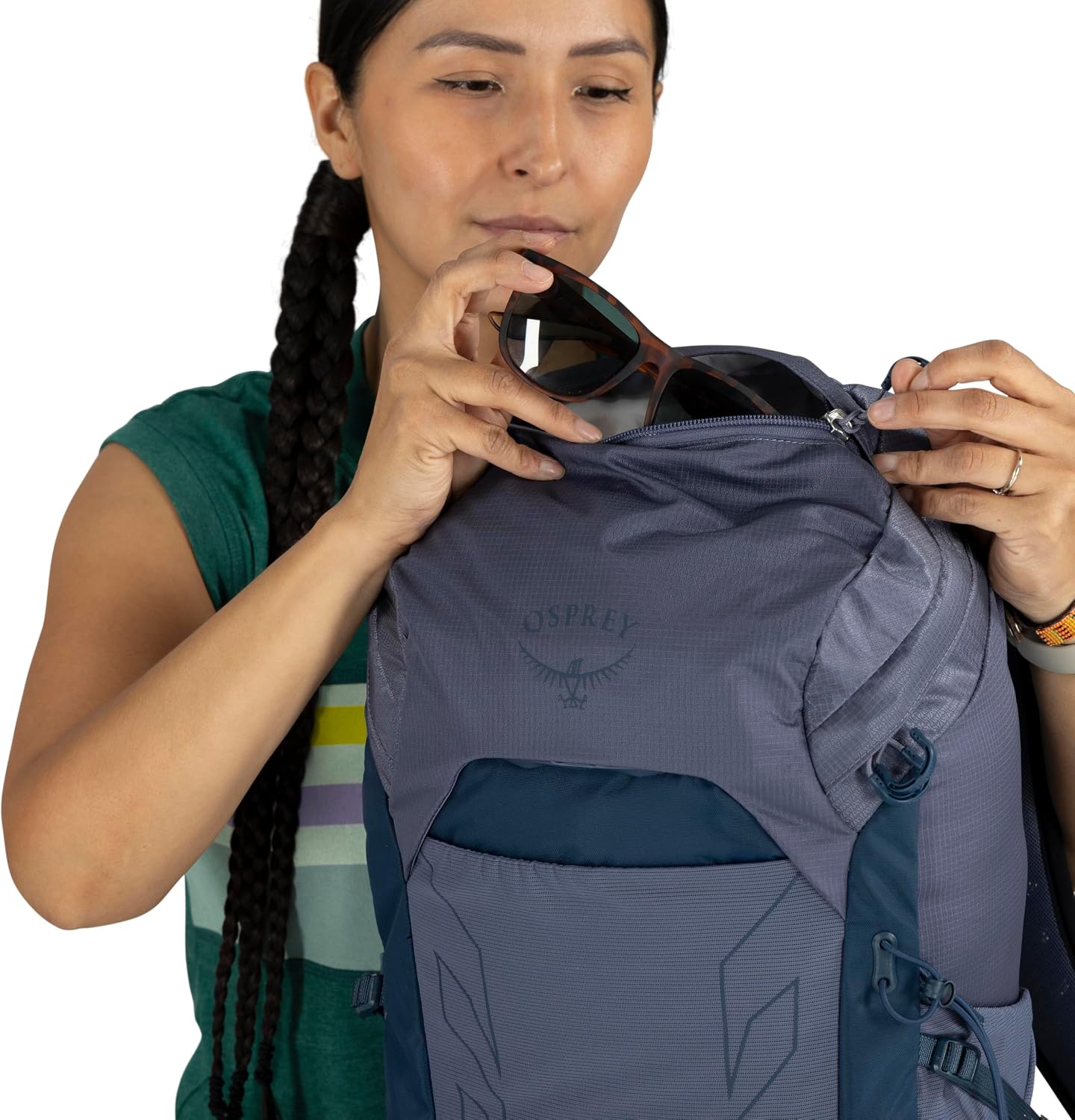 Osprey Tempest 26L Women's Lightweight Hiking Backpack - Daypack for Travel & Camping, Black/Coal Grey