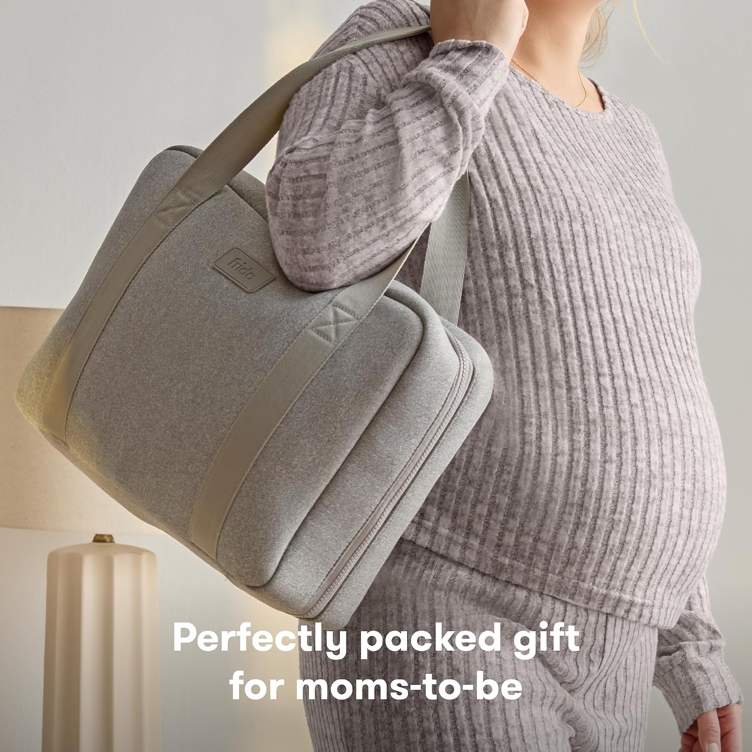 Frida Mom 30pc Pre-Packed Hospital & Diaper Bag Essentials Gift Set, Includes Labor, Postpartum, & Newborn Grooming Kit in One, Easy to Organize with Removable Toiletry Bags, & Suitcase Strap